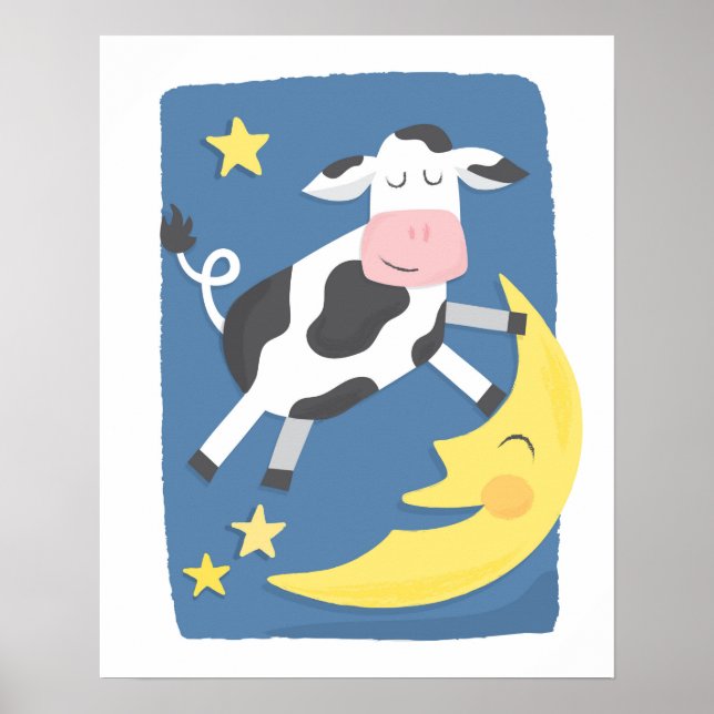 Cow Jumped Over the Moon Poster (Front)