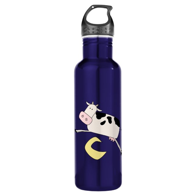 Cow Jumps Over Moon 710 Ml Water Bottle (Front)