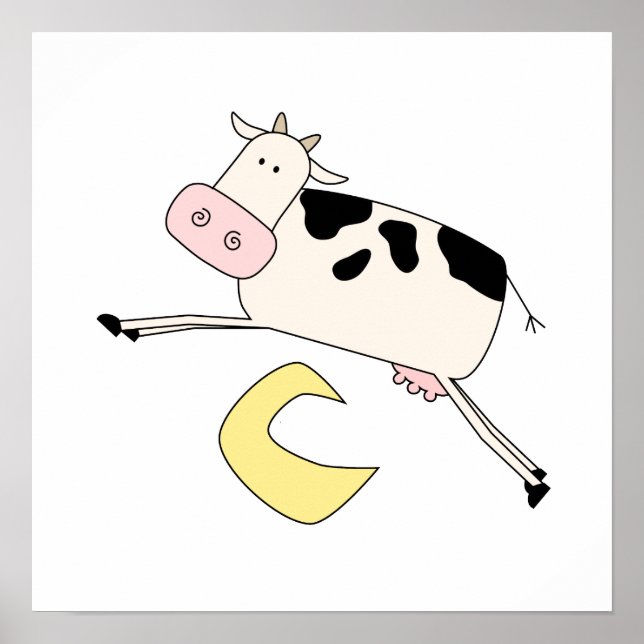 Cow Jumps Over Moon Poster (Front)