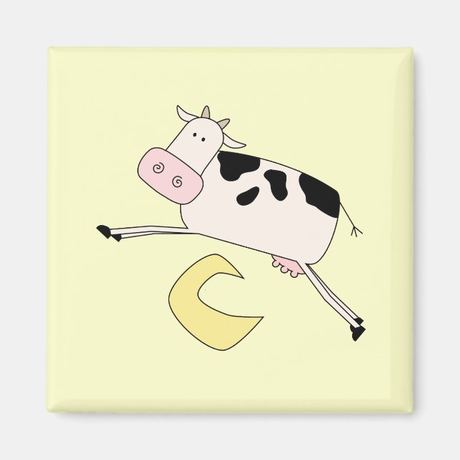 Cow Jumps Over Moon Tshirts and Gifts Magnet (Front)