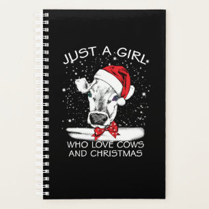 Cow   Just A Girl Who Love Cows And Christmas