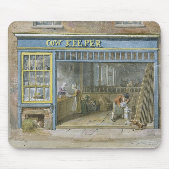 Cow Keeper, 1825 Mouse Pad (Front)