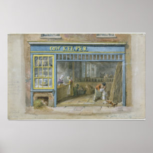 Cow Keeper, 1825 Poster