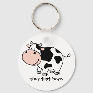 Cow Keychain