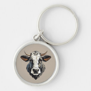 Cow Keychain