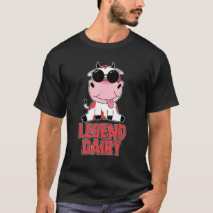 Cow Legendary Dairy Farm Animal Heifer  Butcher Fa T-Shirt