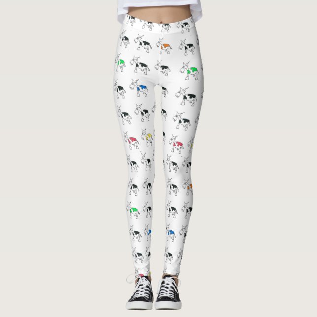 Cow Leggings! Leggings (Front)