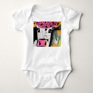 Cow Love Baby Bodysuit