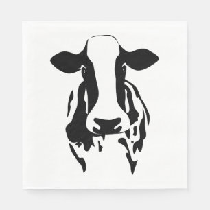 Cow Lover Country Life Farm Farmer Wedding Cows Napkin