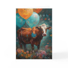 Cow Lover Painting Birthday Balloons