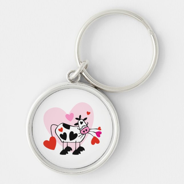 Cow Lovers Keychain (Front)