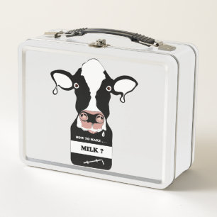Cow! Metal Lunch Box