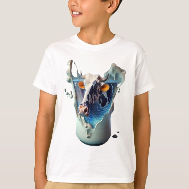Cow milk  T-Shirt (Front)