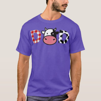 Cow Mom or Dad Birthday , Farm Birthday Party  T-Shirt