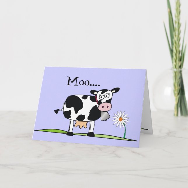 Cow-Moo.....Hope you have a Happy Fathers Day Card (Front)