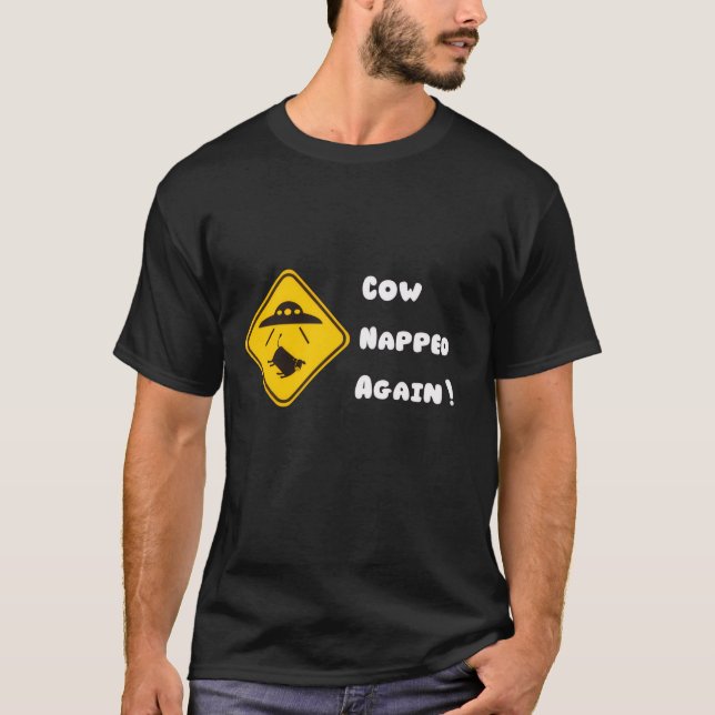 Cow Npped Again! Design T-Shirt (Front)