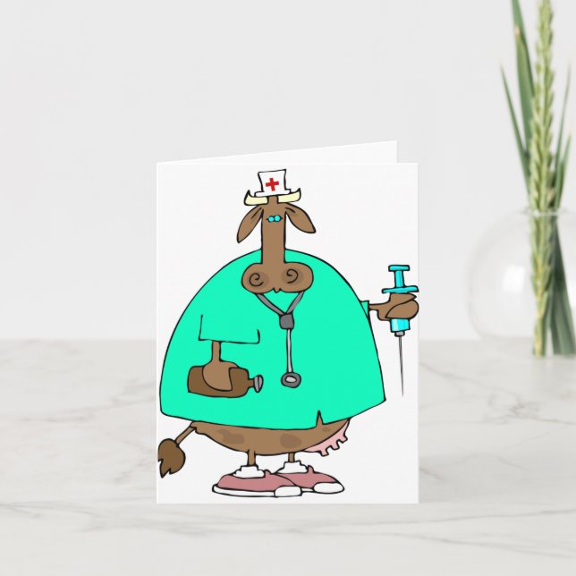 Cow Nurse Note Cards (Front)