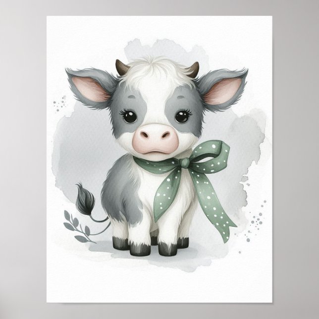 Cow Nursery Wall Art (Front)