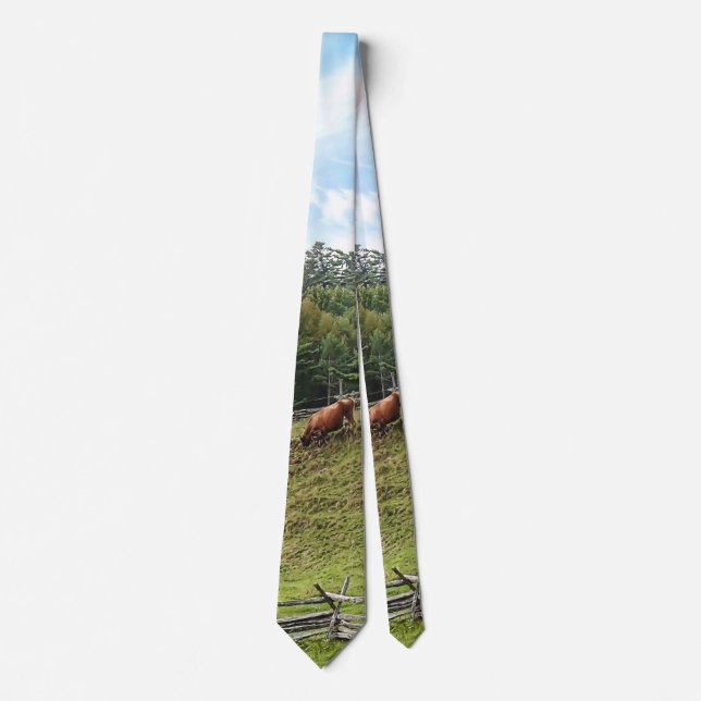 Cow on Hill Tie (Front)