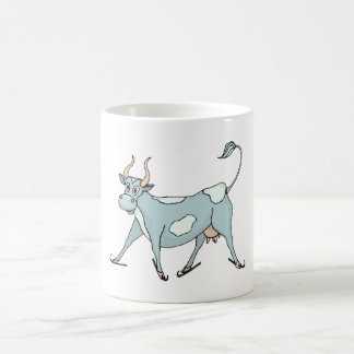 Cow On Ice Skates Magic Mug