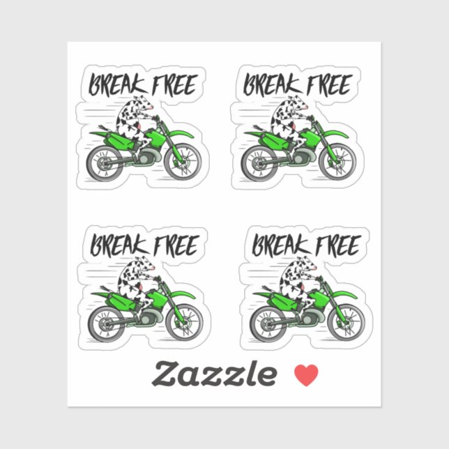Cow on motorbike (Sheet)