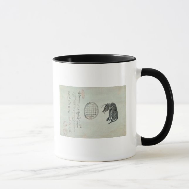 Cow, Oval Window and Haiku Mug (Right)