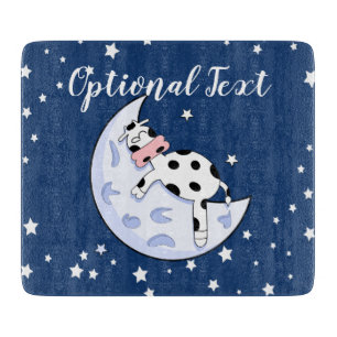 Cow Over the Moon   Cutting Board