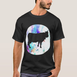 Cow Owner For Cow Cool Watercolor T-Shirt