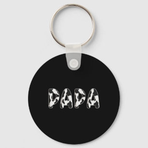 Cow Papa Birthday Family Matching Fathers Day Boy  Keychain