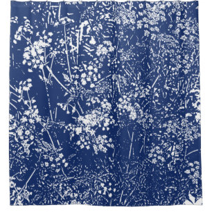 Cow Parsley Cyanotype Style