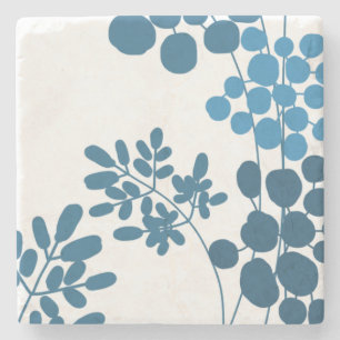Cow parsley stone coaster
