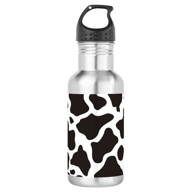 Cow pattern background 532 ml water bottle (Front)
