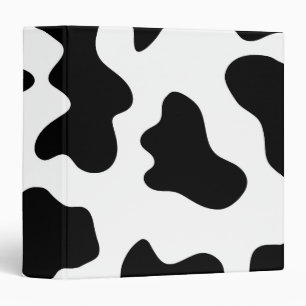 Cow pattern background binder