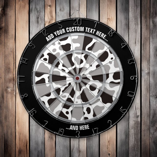 Cow Pattern Background Dartboard (Creator Uploaded)