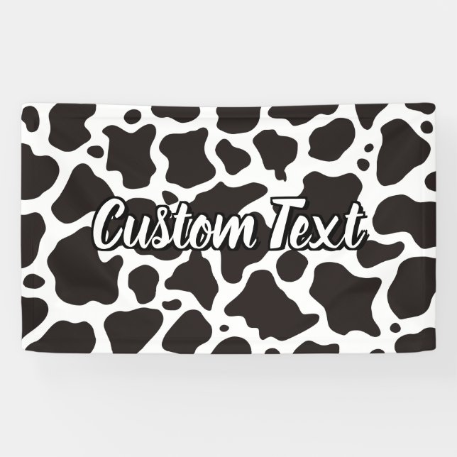 Cow Pattern Banner (Horizontal)