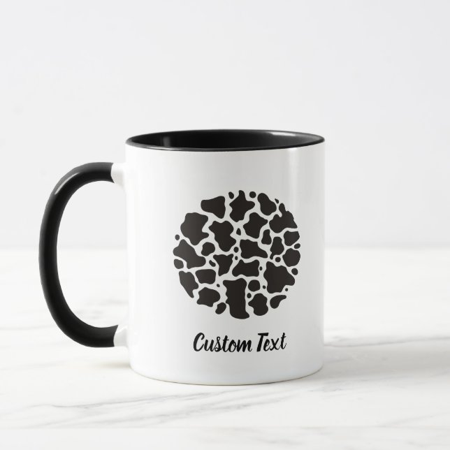 Cow Pattern Coffee Mug (Left)