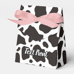 Cow Pattern Favour Box