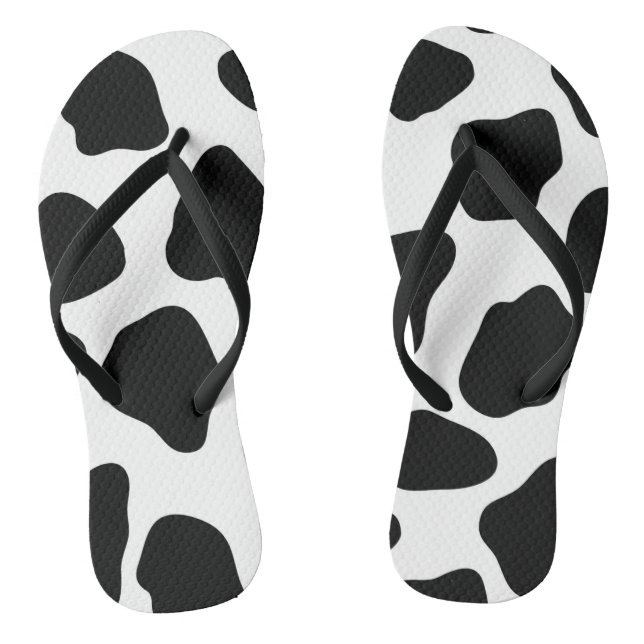 Cow pattern flip flops (Footbed)