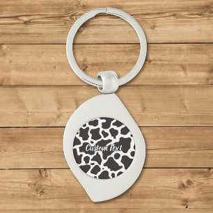 Cow Pattern Keychain