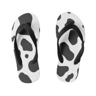 Cow Pattern Kid's Flip Flops