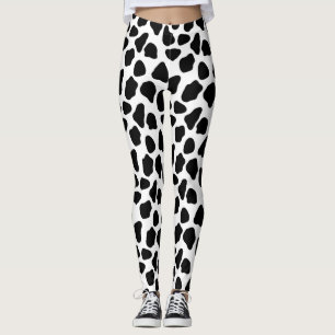 Cow pattern leggings
