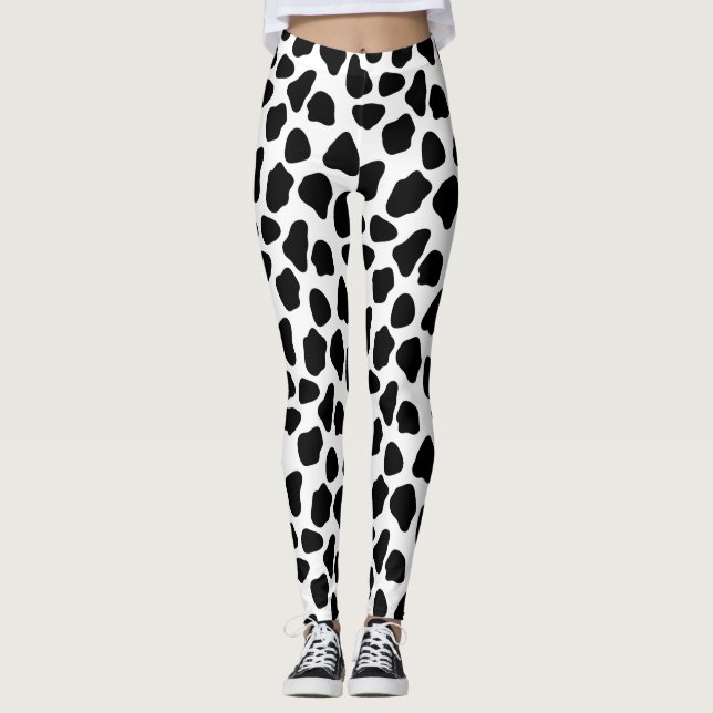 Cow pattern leggings (Front)