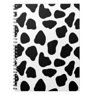 Cow pattern notebook