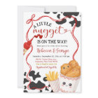 Cow Pattern Nugget Fast Food Theme Baby Shower