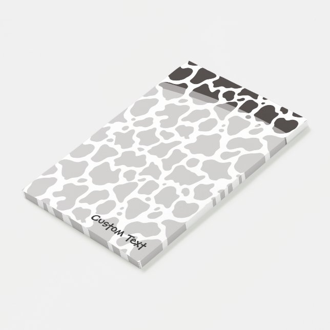 Cow Pattern Post-it Notes (Angled)