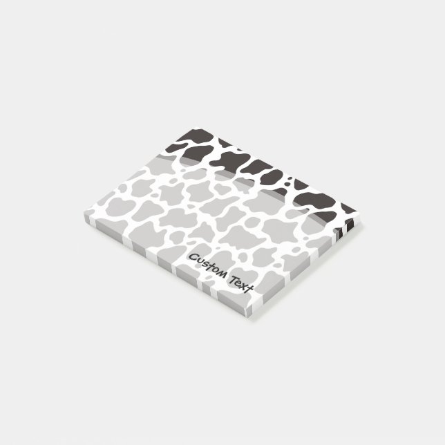 Cow Pattern Post-it Notes (Angled)