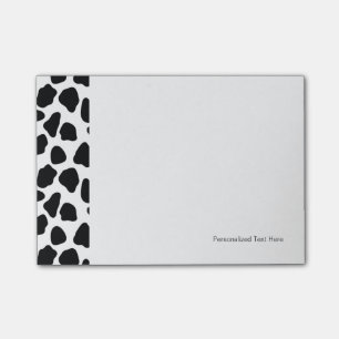 Cow pattern post-it notes
