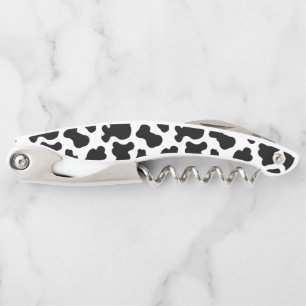 Cow Pattern Print Corkscrew