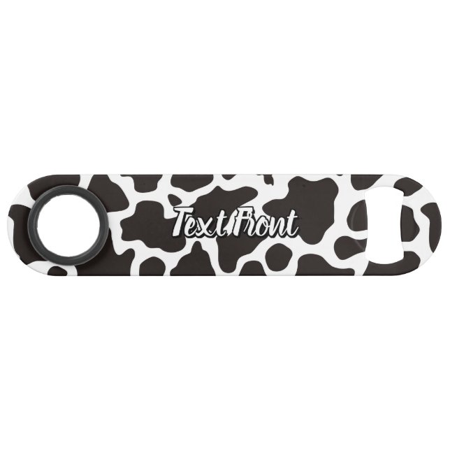 Cow Pattern Speed Bottle Opener (Front (Horizontal))
