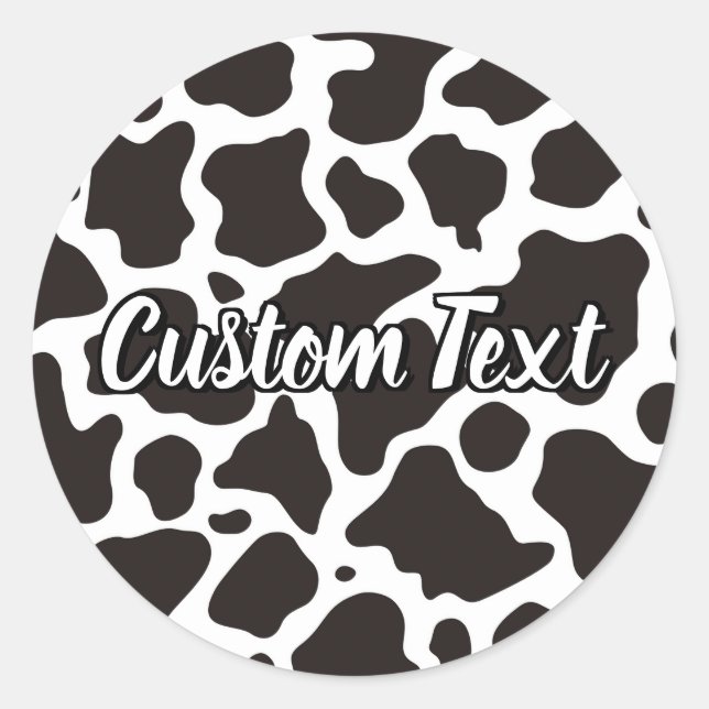 Cow Pattern Sticker (Front)